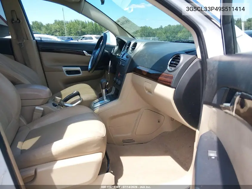 2009 Saturn Vue Xe VIN: 3GSCL33P49S511414 Lot: 45619369