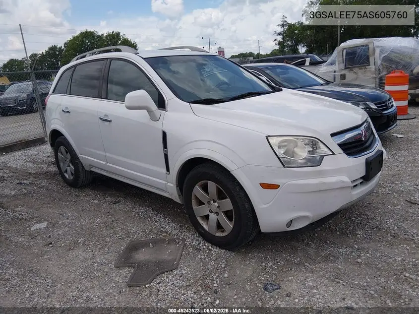 2010 Saturn Vue Xr-V6 VIN: 3GSALEE75AS605760 Lot: 45242523