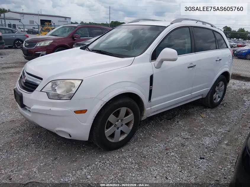2010 Saturn Vue Xr-V6 VIN: 3GSALEE75AS605760 Lot: 45242523