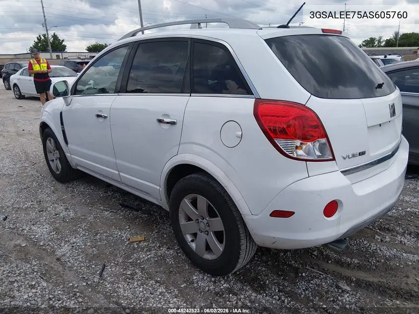 2010 Saturn Vue Xr-V6 VIN: 3GSALEE75AS605760 Lot: 45242523