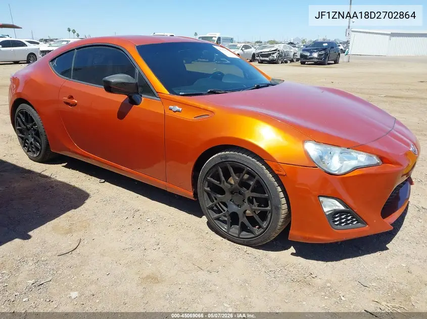 2013 Scion Fr-S VIN: JF1ZNAA18D2702864 Lot: 45069066