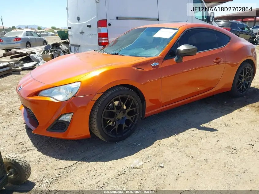 2013 Scion Fr-S VIN: JF1ZNAA18D2702864 Lot: 45069066
