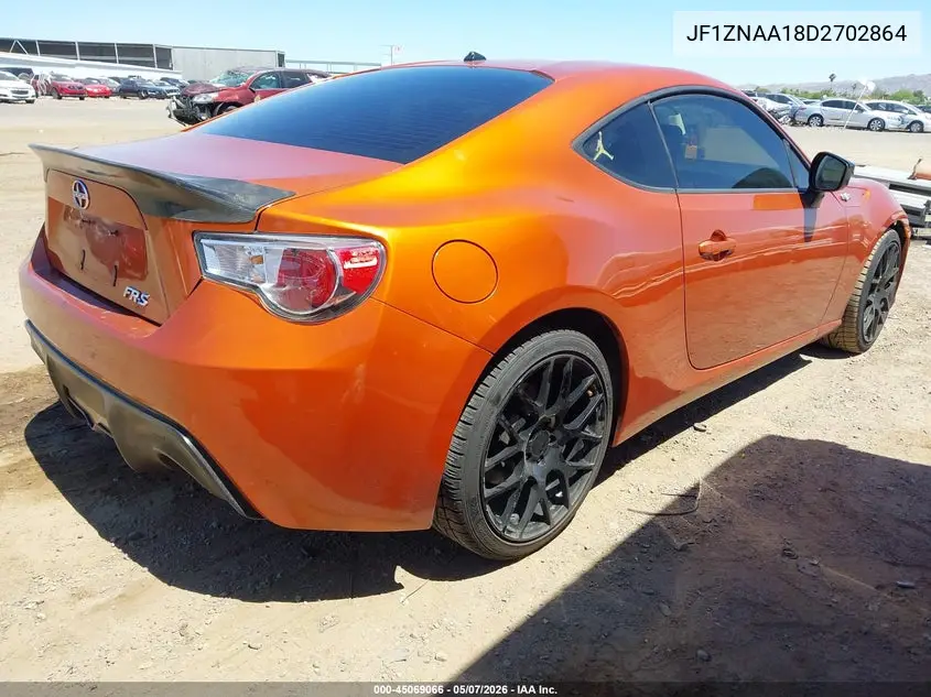 2013 Scion Fr-S VIN: JF1ZNAA18D2702864 Lot: 45069066