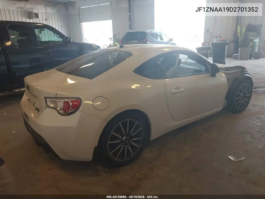 2013 Scion Fr-S VIN: JF1ZNAA19D2701352 Lot: 45120696