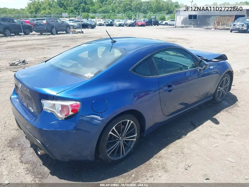 2013 Scion Fr-S VIN: JF1ZNAA11D2722860 Lot: 45125663