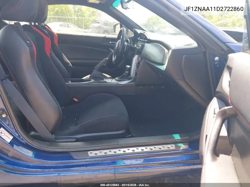 2013 Scion Fr-S VIN: JF1ZNAA11D2722860 Lot: 45125663