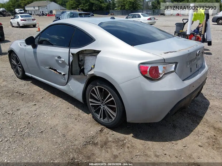 2013 Scion Fr-S 10 Series VIN: JF1ZNAA19D2732990 Lot: 45201679