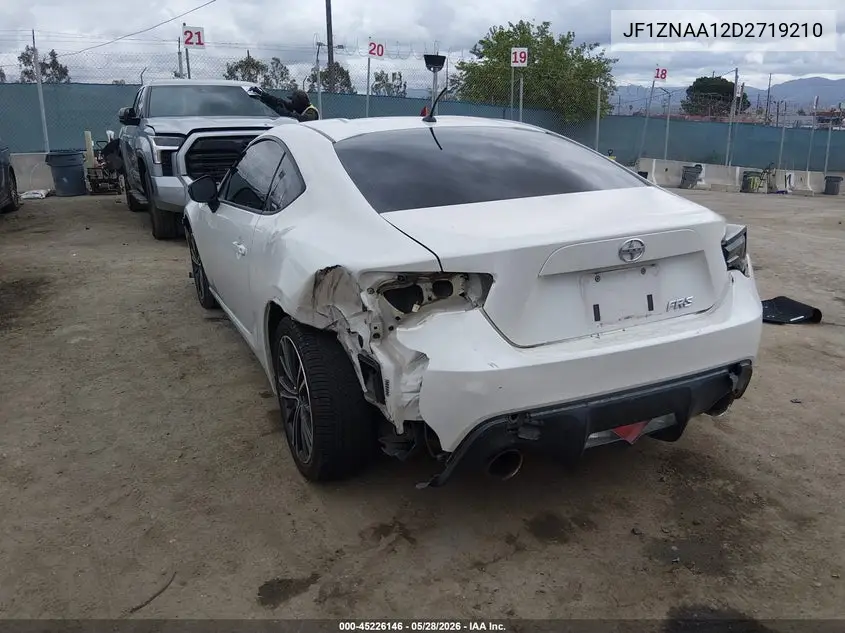 2013 Scion Fr-S VIN: JF1ZNAA12D2719210 Lot: 45226146
