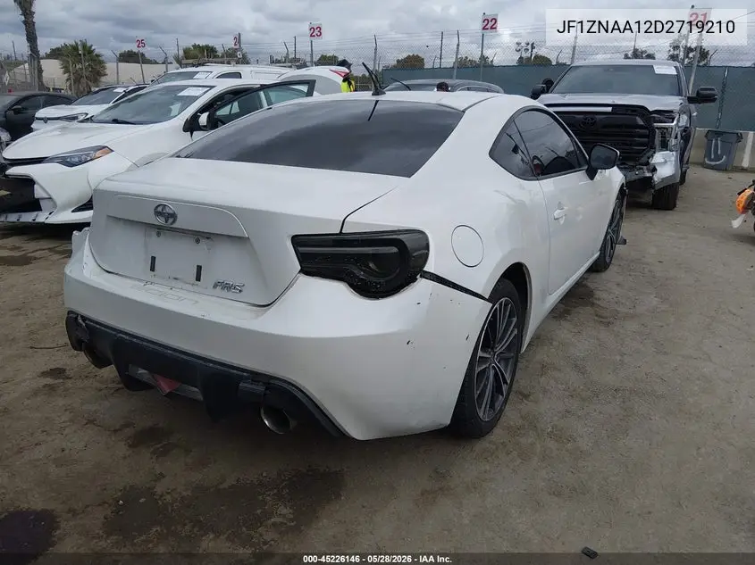 2013 Scion Fr-S VIN: JF1ZNAA12D2719210 Lot: 45226146