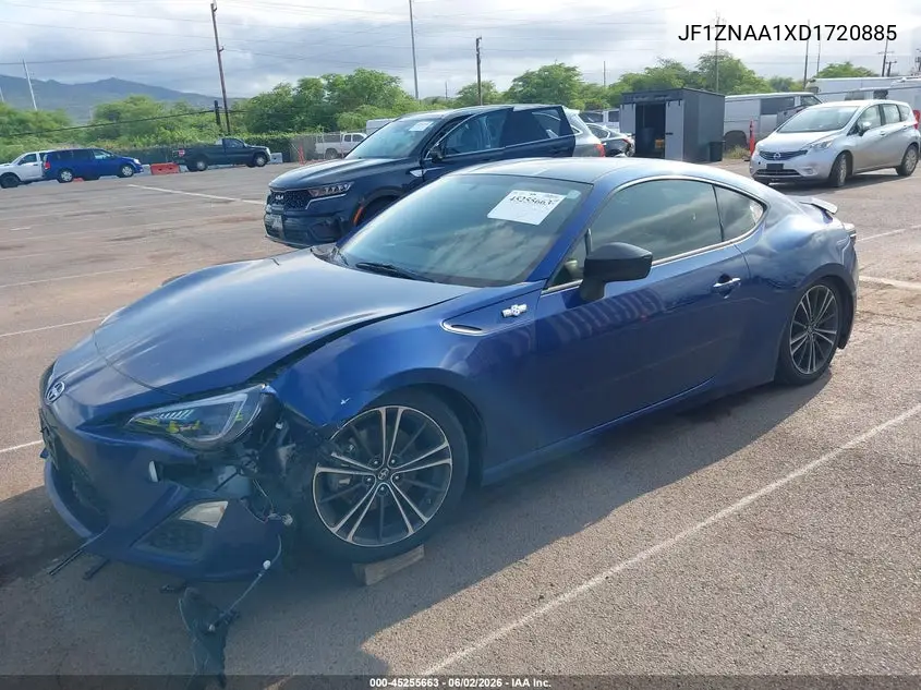 2013 Scion Fr-S 10 Series VIN: JF1ZNAA1XD1720885 Lot: 45255663