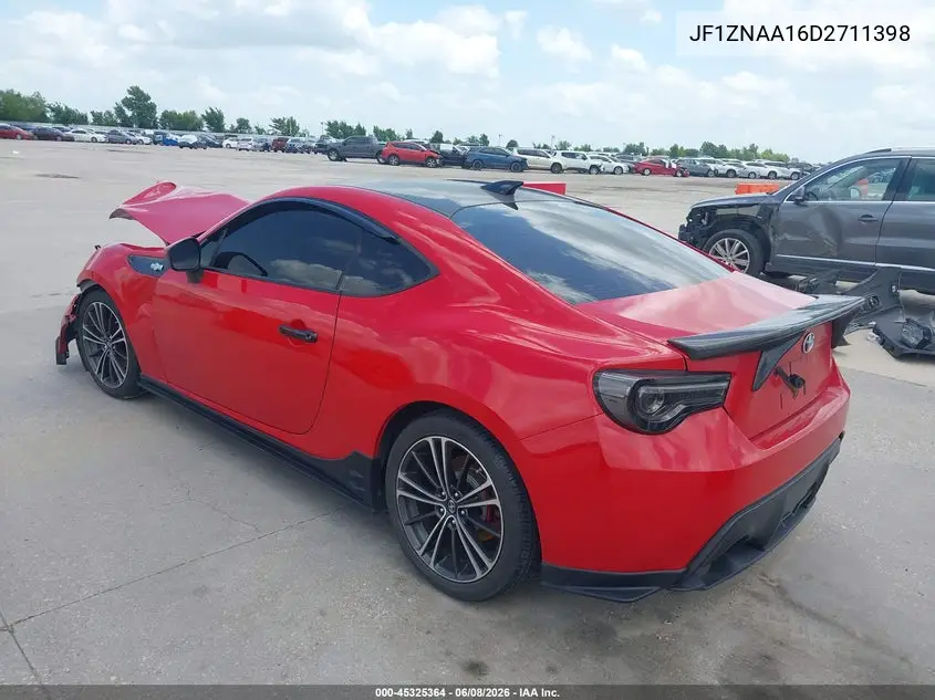 2013 Scion Fr-S VIN: JF1ZNAA16D2711398 Lot: 45325364