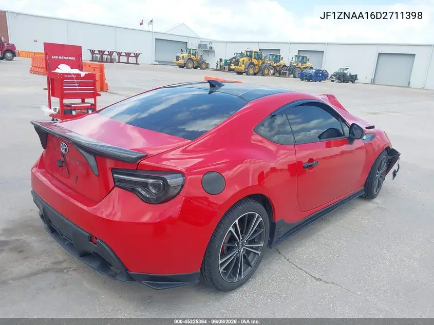 2013 Scion Fr-S VIN: JF1ZNAA16D2711398 Lot: 45325364