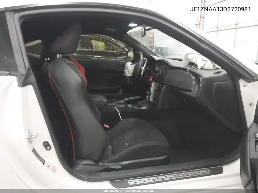 2013 Scion Fr-S VIN: JF1ZNAA13D2720981 Lot: 45336107