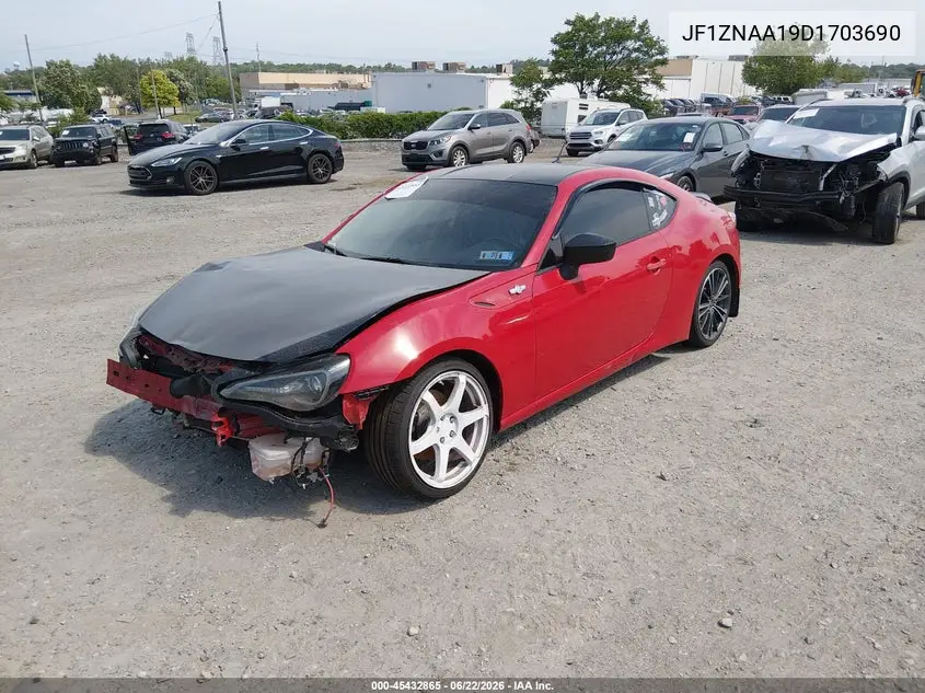 2013 Scion Fr-S VIN: JF1ZNAA19D1703690 Lot: 45432865