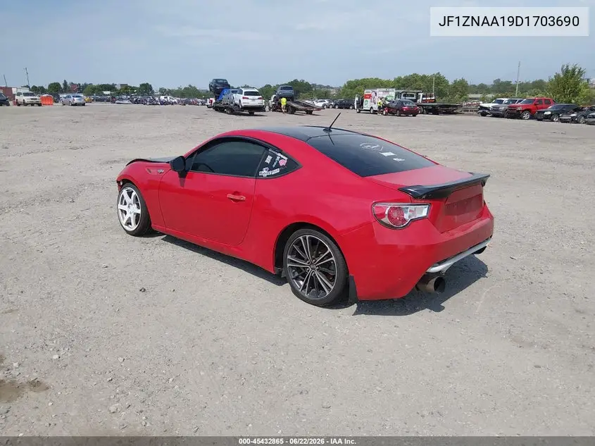 2013 Scion Fr-S VIN: JF1ZNAA19D1703690 Lot: 45432865