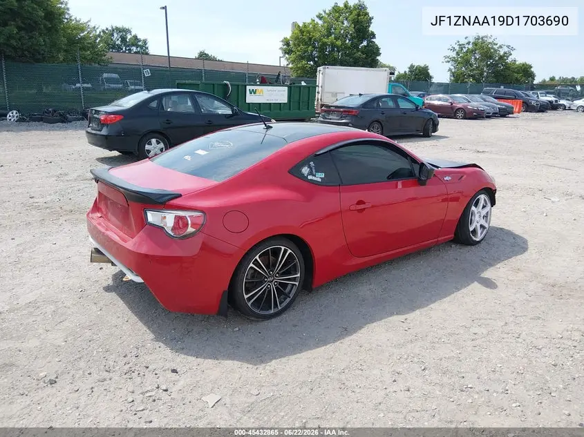 2013 Scion Fr-S VIN: JF1ZNAA19D1703690 Lot: 45432865