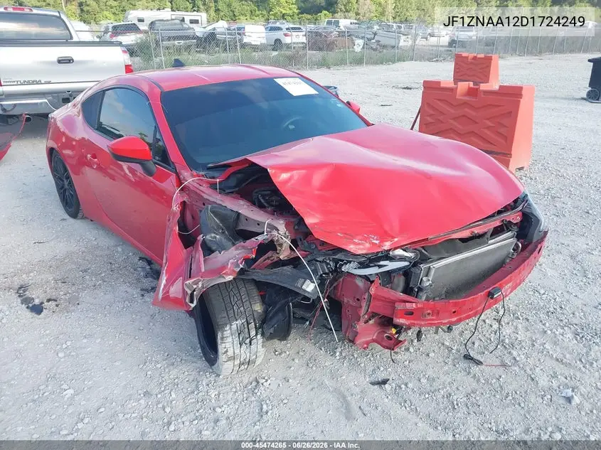 2013 Scion Fr-S VIN: JF1ZNAA12D1724249 Lot: 45474265