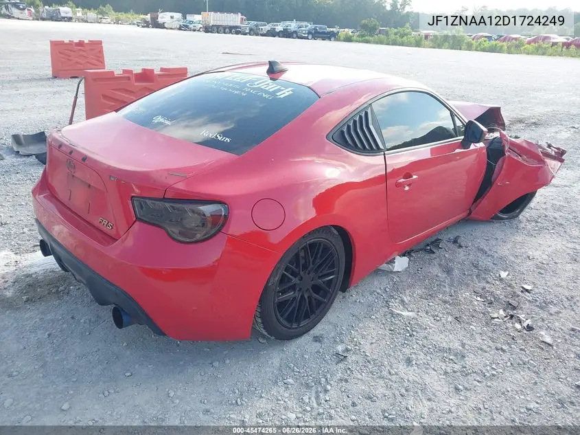 2013 Scion Fr-S VIN: JF1ZNAA12D1724249 Lot: 45474265