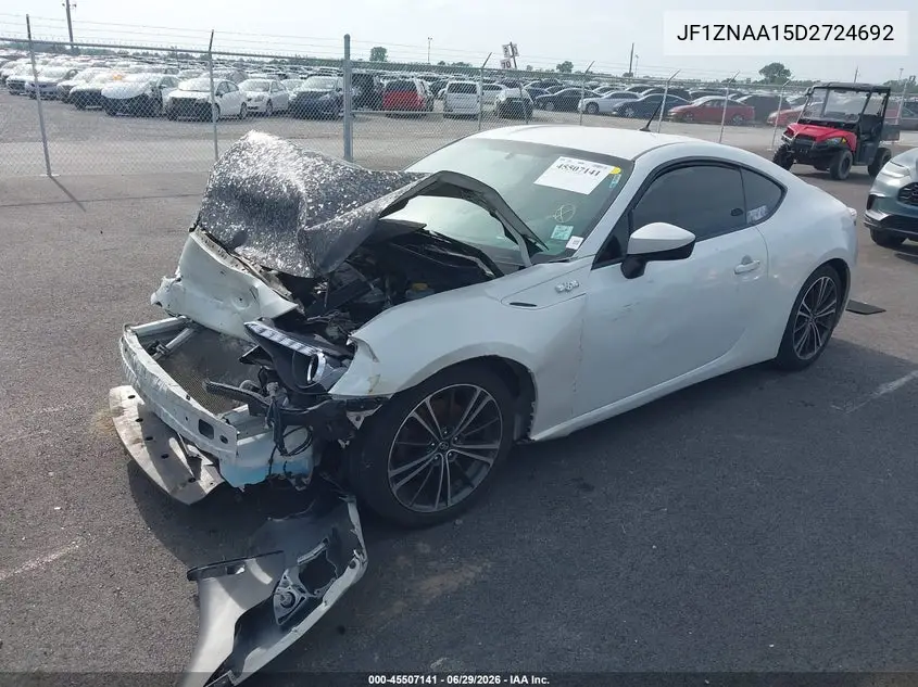 2013 Scion Fr-S VIN: JF1ZNAA15D2724692 Lot: 45507141