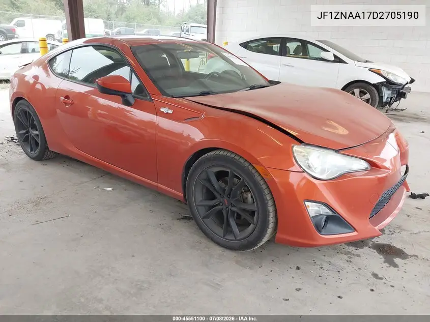 2013 Scion Fr-S VIN: JF1ZNAA17D2705190 Lot: 45551100