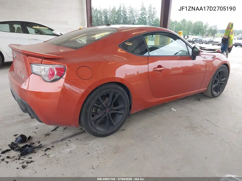 2013 Scion Fr-S VIN: JF1ZNAA17D2705190 Lot: 45551100