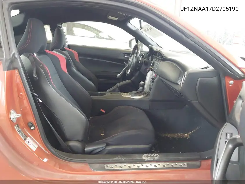 2013 Scion Fr-S VIN: JF1ZNAA17D2705190 Lot: 45551100