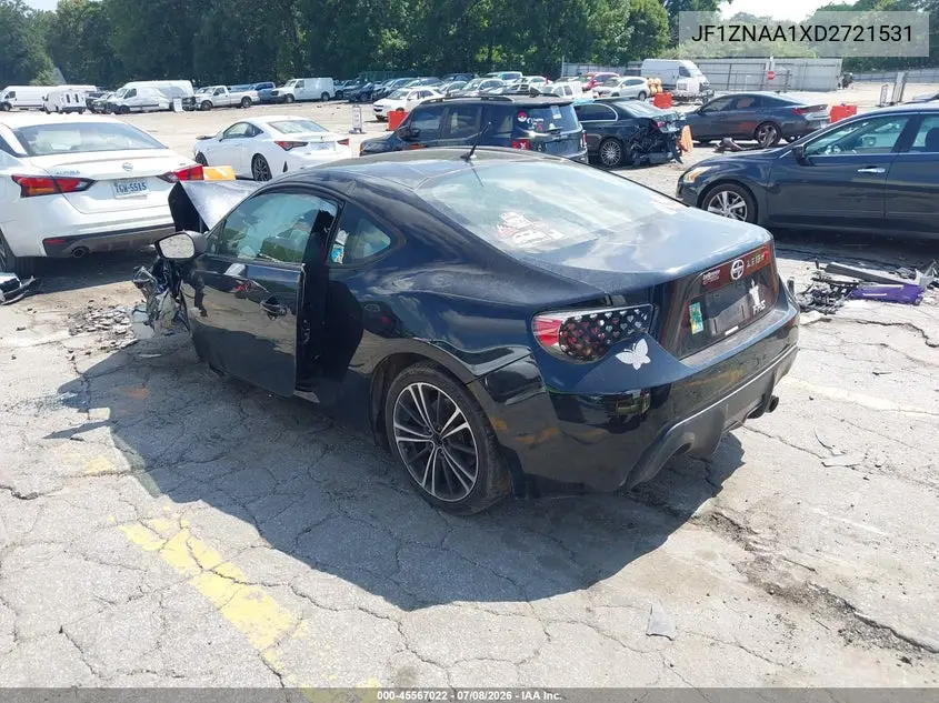 2013 Scion Fr-S VIN: JF1ZNAA1XD2721531 Lot: 45567022