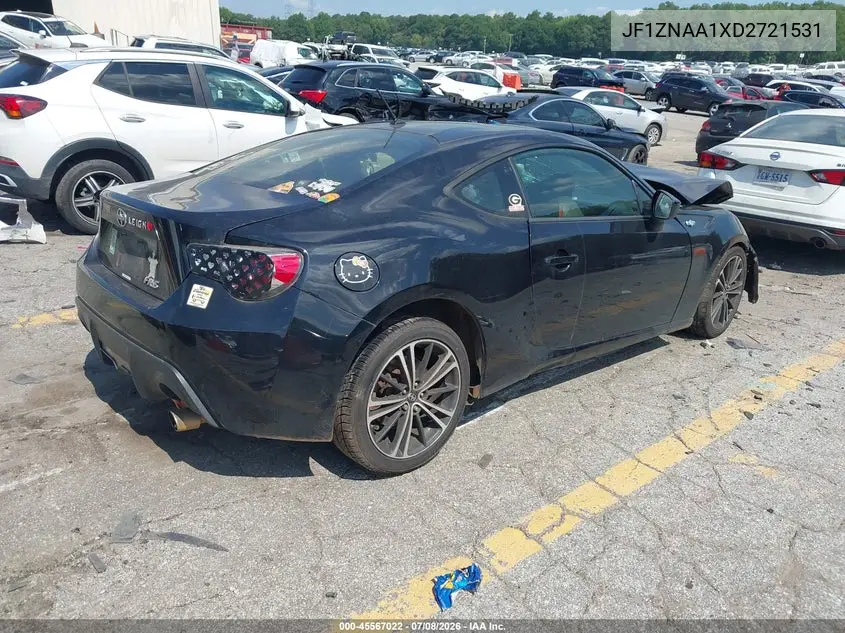 2013 Scion Fr-S VIN: JF1ZNAA1XD2721531 Lot: 45567022