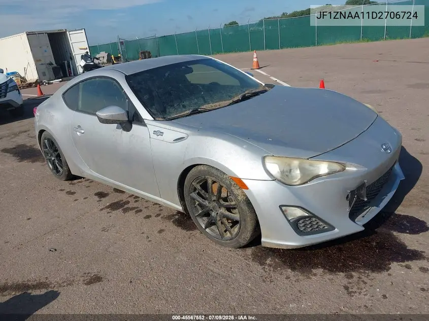 2013 Scion Fr-S VIN: JF1ZNAA11D2706724 Lot: 45567552