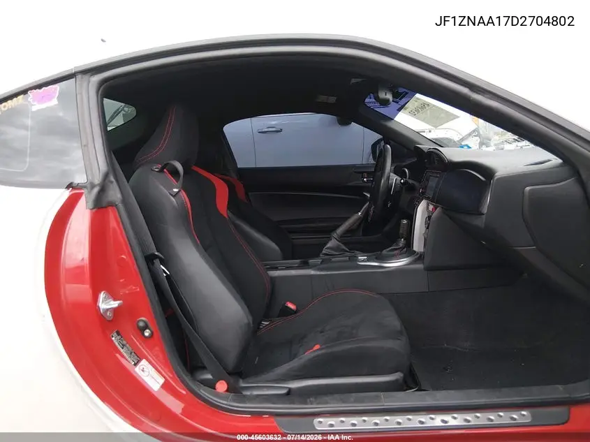 2013 Scion Fr-S VIN: JF1ZNAA17D2704802 Lot: 45603632