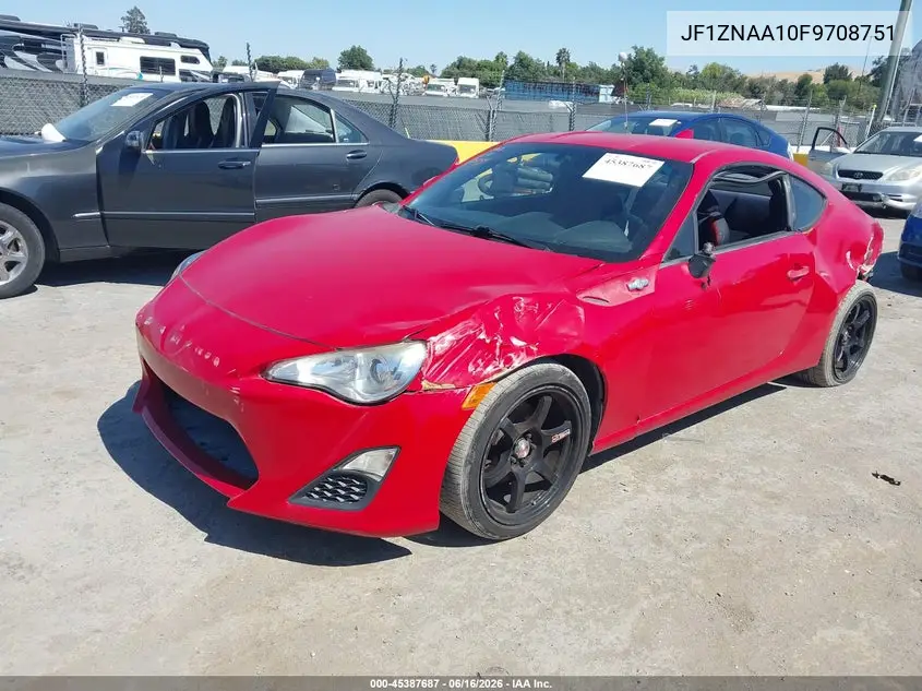 2015 Scion Fr-S VIN: JF1ZNAA10F9708751 Lot: 45387687