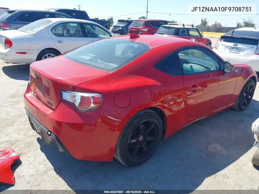2015 Scion Fr-S VIN: JF1ZNAA10F9708751 Lot: 45387687