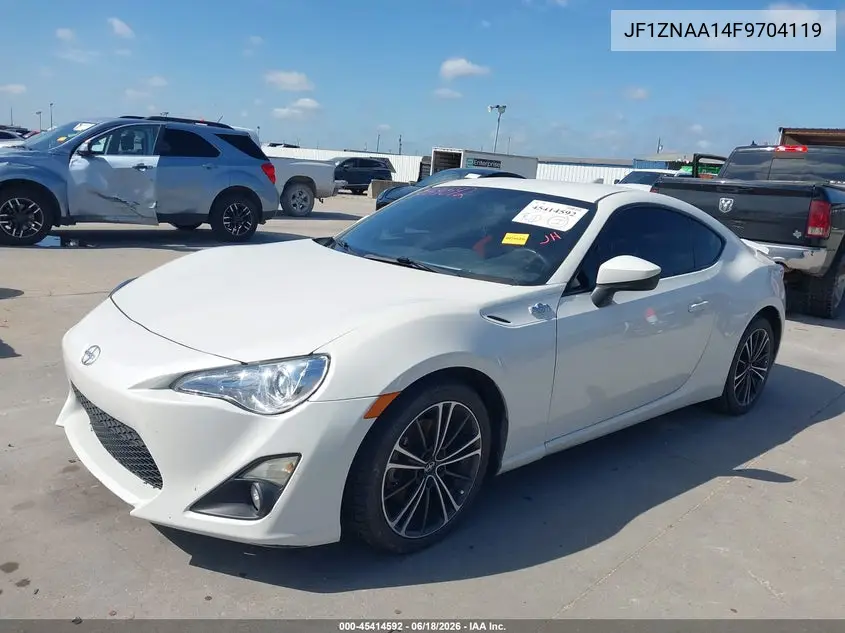 2015 Scion Fr-S VIN: JF1ZNAA14F9704119 Lot: 45414592
