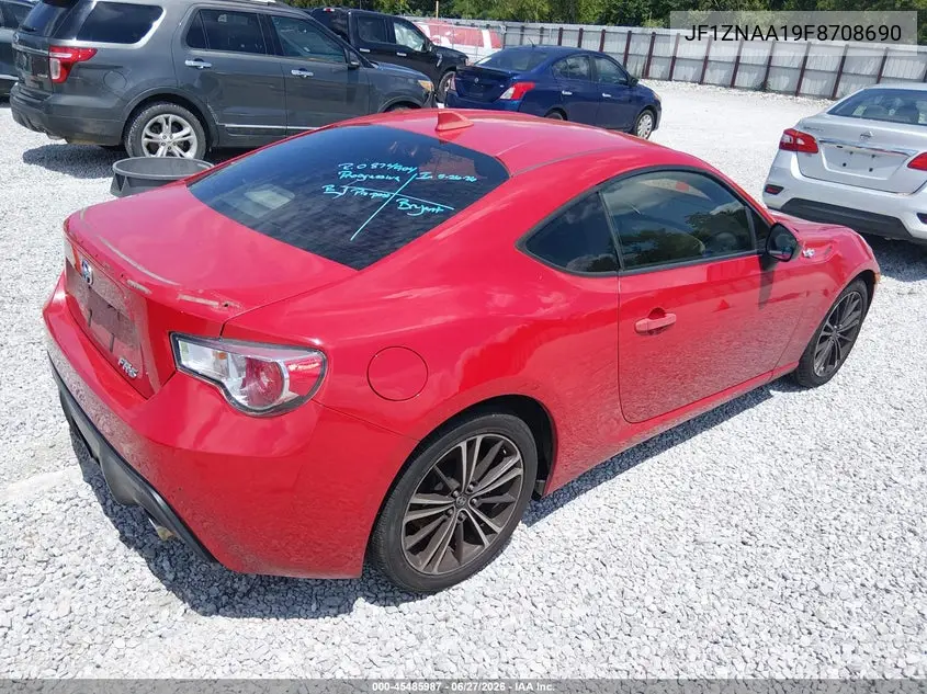 2015 Scion Fr-S VIN: JF1ZNAA19F8708690 Lot: 45485987