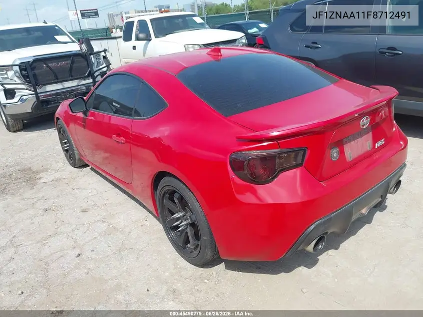 2015 Scion Fr-S VIN: JF1ZNAA11F8712491 Lot: 45490279