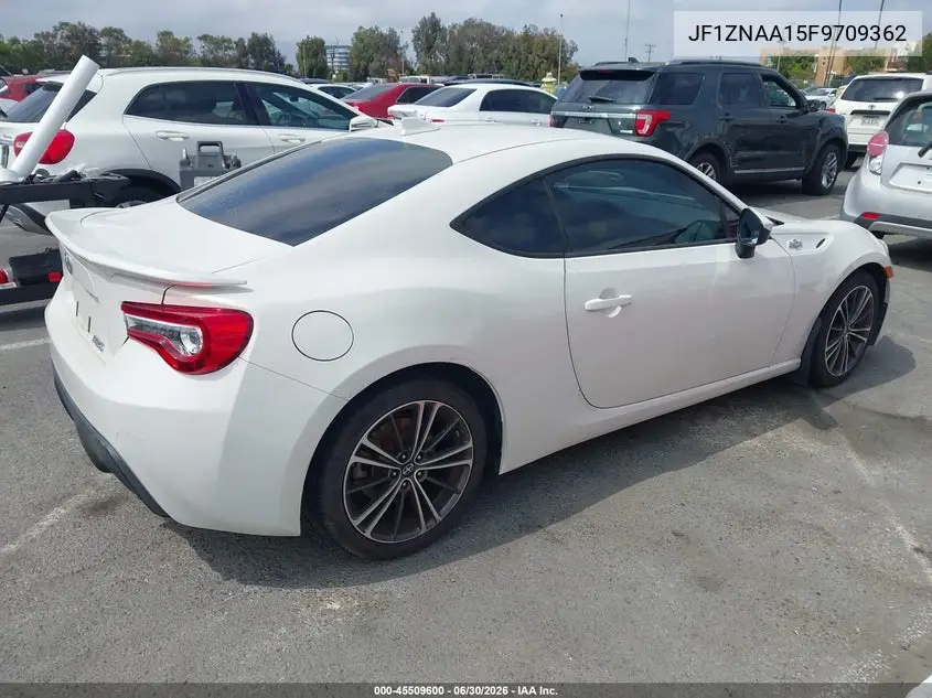 2015 Scion Fr-S VIN: JF1ZNAA15F9709362 Lot: 45509600