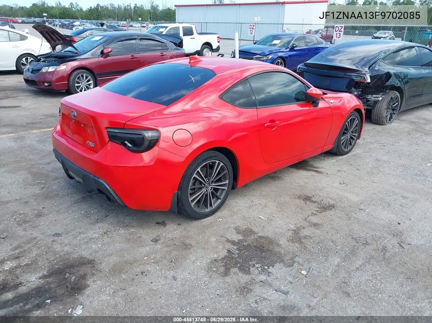 2015 Scion Fr-S VIN: JF1ZNAA13F9702085 Lot: 45513748