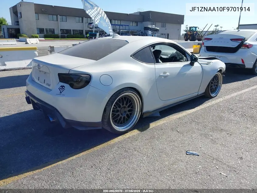 2015 Scion Fr-S VIN: JF1ZNAA10F9701914 Lot: 45520570