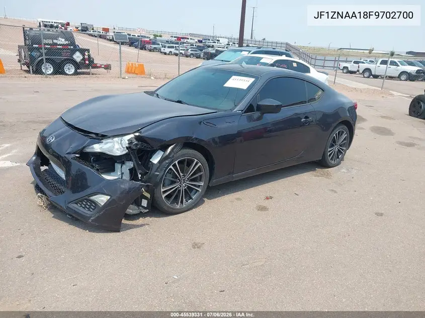 2015 Scion Fr-S VIN: JF1ZNAA18F9702700 Lot: 45539331