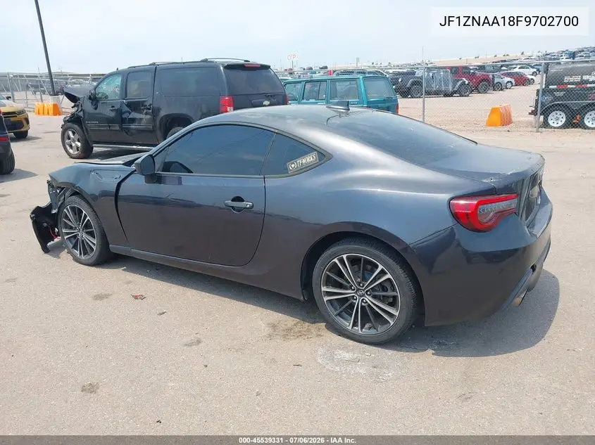 2015 Scion Fr-S VIN: JF1ZNAA18F9702700 Lot: 45539331