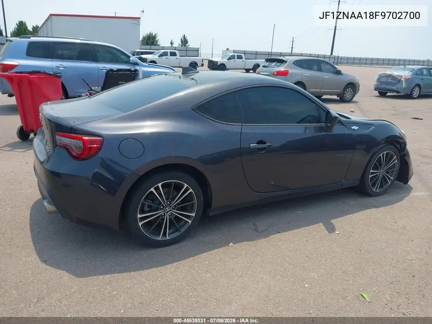2015 Scion Fr-S VIN: JF1ZNAA18F9702700 Lot: 45539331