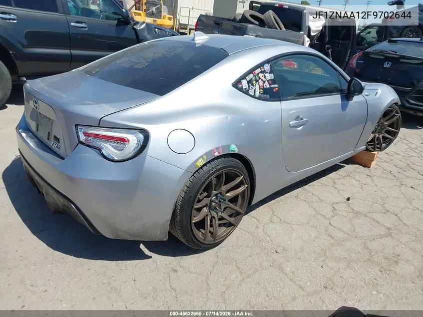 2015 Scion Fr-S VIN: JF1ZNAA12F9702644 Lot: 45632665