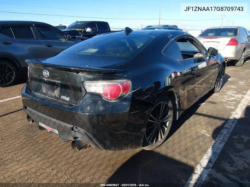2016 Scion Fr-S VIN: JF1ZNAA17G8709743 Lot: 44989647