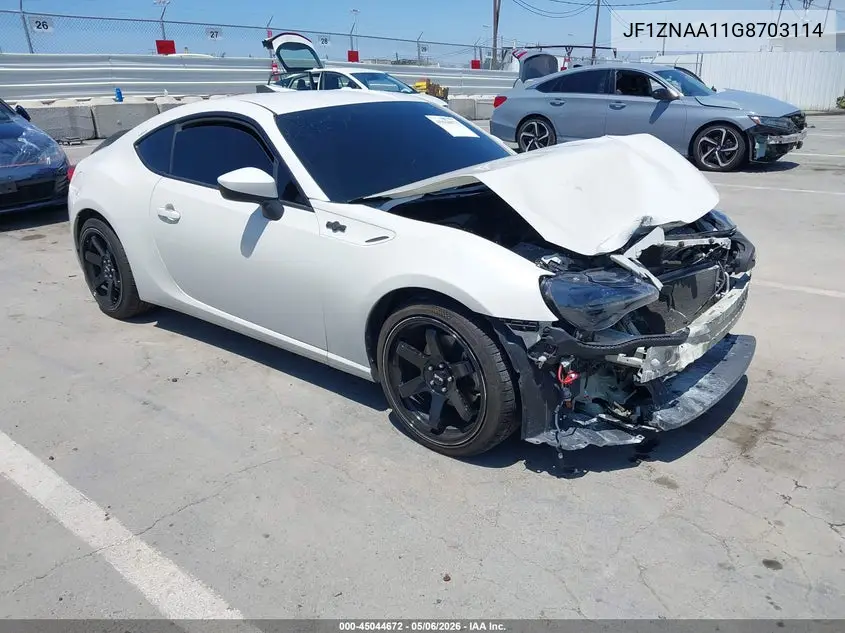 2016 Scion Fr-S VIN: JF1ZNAA11G8703114 Lot: 45044672