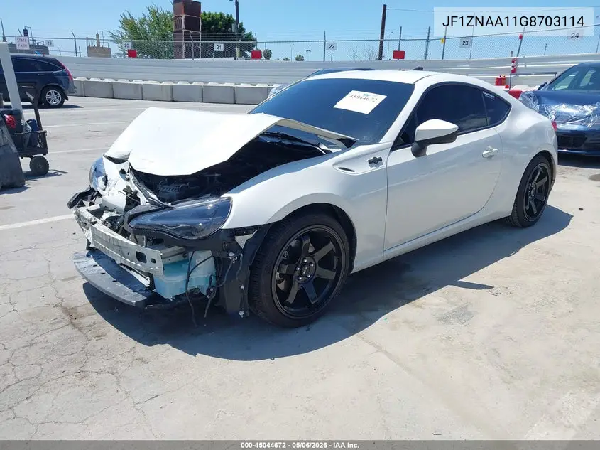 2016 Scion Fr-S VIN: JF1ZNAA11G8703114 Lot: 45044672