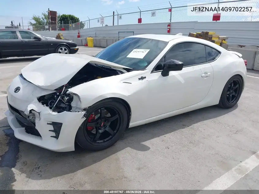 2016 Scion Fr-S VIN: JF1ZNAA14G9702257 Lot: 45197767