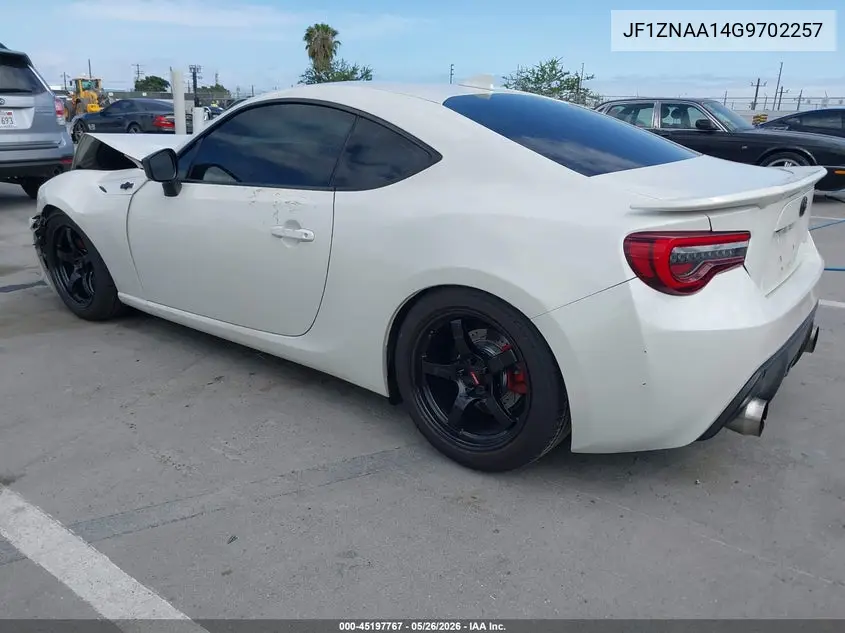 2016 Scion Fr-S VIN: JF1ZNAA14G9702257 Lot: 45197767