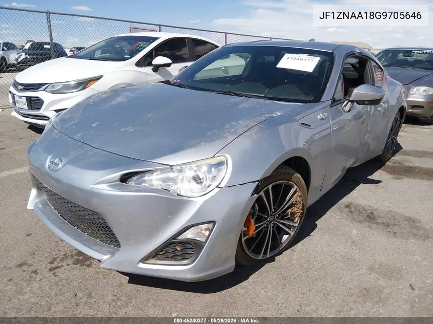 2016 Scion Fr-S VIN: JF1ZNAA18G9705646 Lot: 45240377