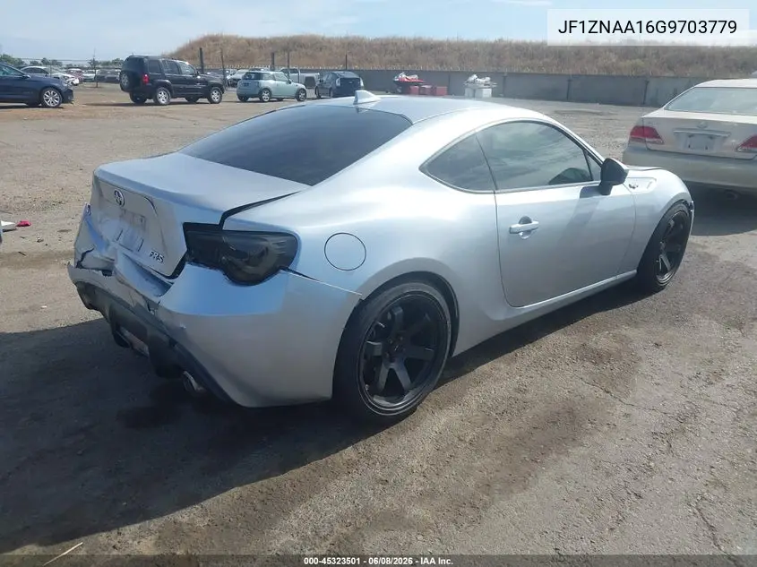 2016 Scion Fr-S VIN: JF1ZNAA16G9703779 Lot: 45323501