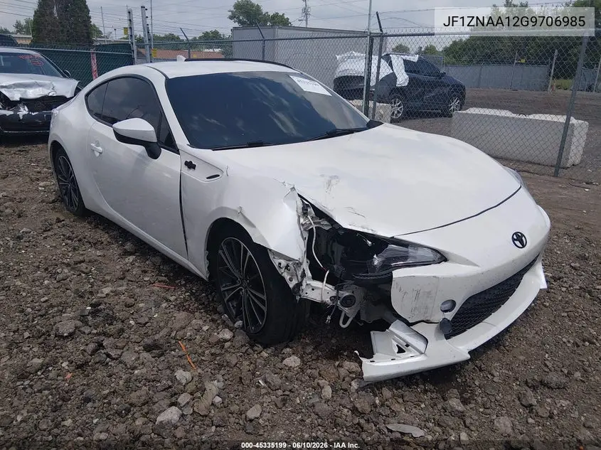 2016 Scion Fr-S VIN: JF1ZNAA12G9706985 Lot: 45335199